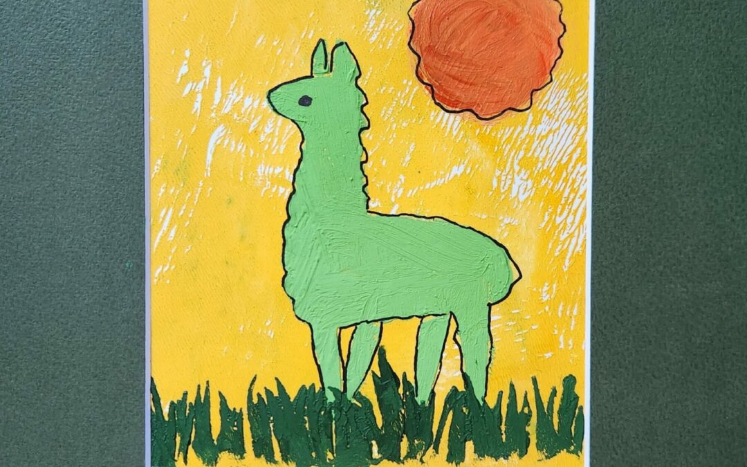 Barbara Younger – Llama Loves the Peruvian Sun 8×10 gel print