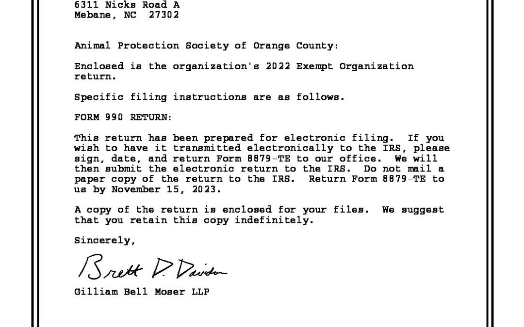 2023.06.30 – Form 990 – Final- Paws4Ever