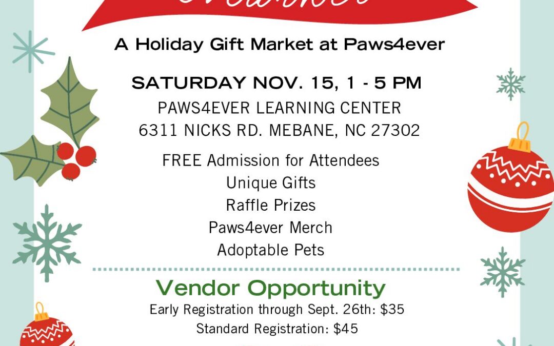 Pawliday Market – Nov. 15th – Flyer